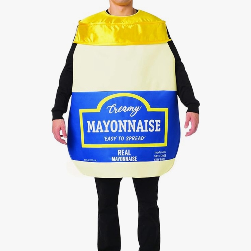 Mayonnaise Adult Costume Halloween 🎃